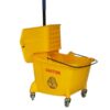 24L Yellow plastic trolley